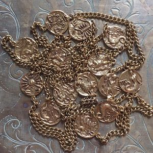 unique vintage french zodiac necklace